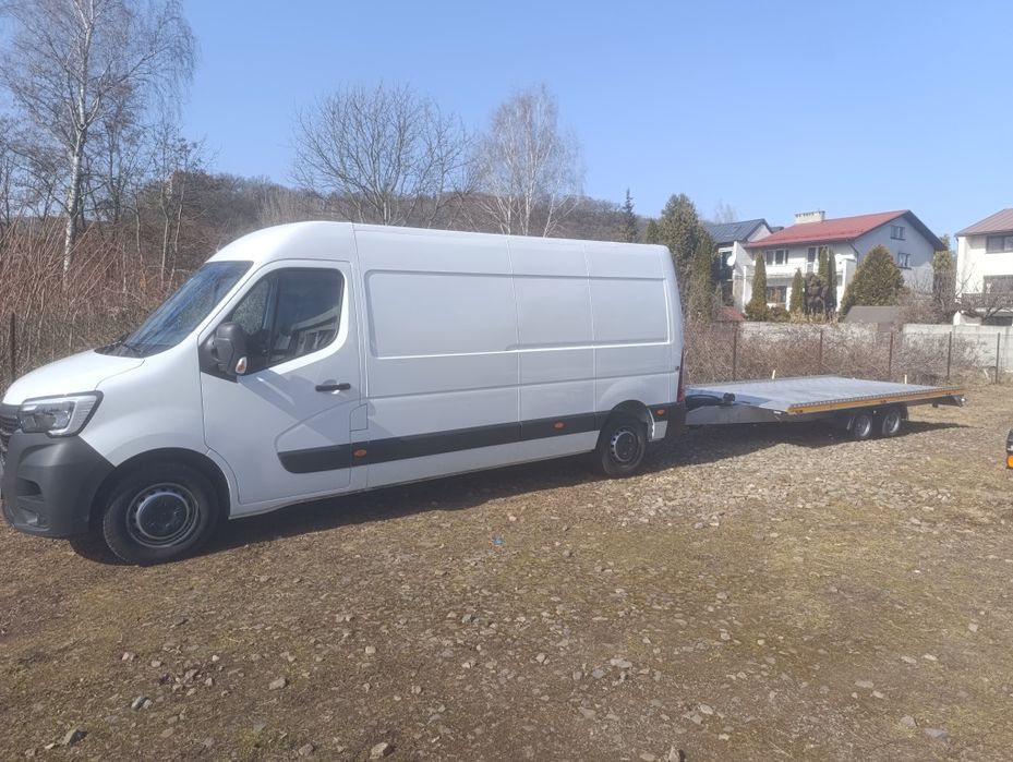 Wynajmę przyczepę lawetę DMC 2700kg