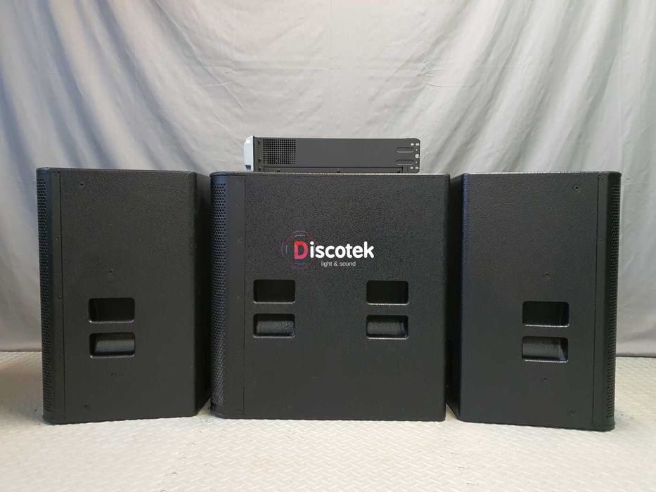 QSC 2 x E12 + subwoofer E18SW | Nagłośnienie | Idealny |