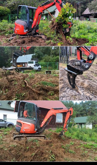 Usługi Mini-koparka ,Wozidło