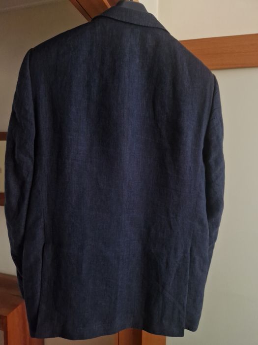 Blazer Gant azul homem, 100% linho, n.º 48