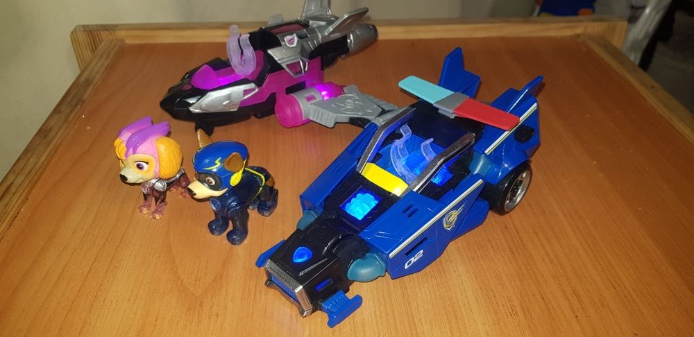 2 машини Щенячий патруль, paw patrol,  sky скай, чейз Chase, машинки,