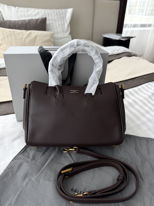 Сумка Balenciaga bel air Chocolate Gold