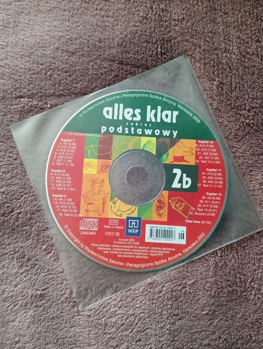 Płyta CD do nauki języka niemieckiego