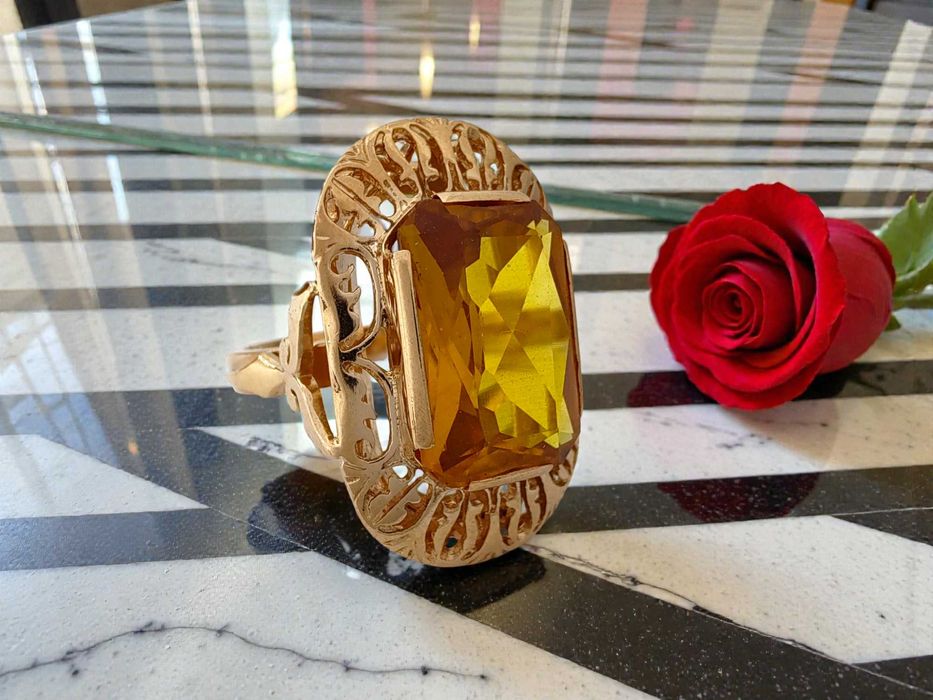 Pierścionek złoty z oczkiem pr. 585, rozm. 15 Lombard Gorzów