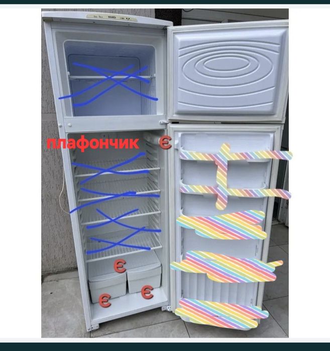 Запчастини для холодильника Nord