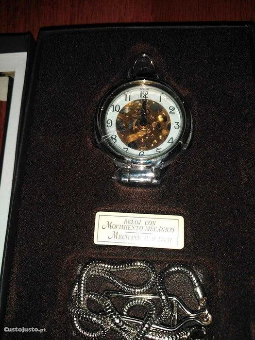 relógio pocket mechanical watch