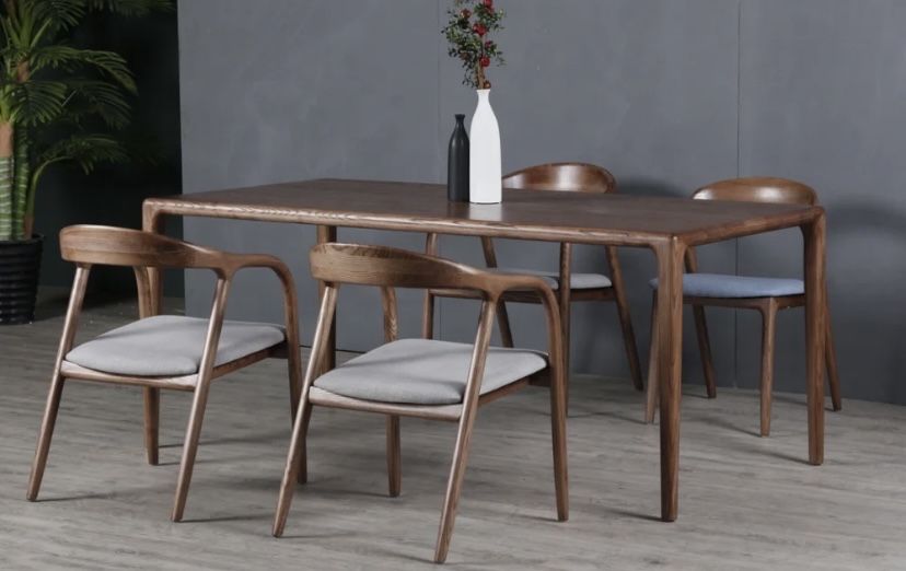 Stół dębowy loft, nowoczesny lite drewno dębowy, drewniany