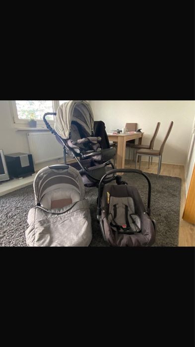 Wózek 3 w 1 marki ABC Design zestaw