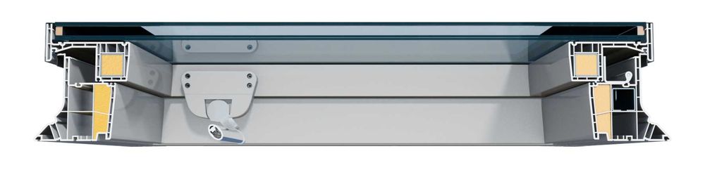 Okno wyłazowe do płaskiego dachu OKPOL PGM A1 120x90