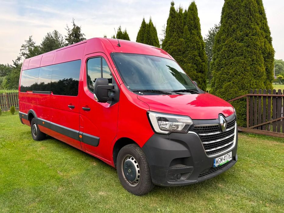Renault Master Renault Master 2.3 dCi 163KM 2021r 9-osobowy L4 Klimatyzacja Tył