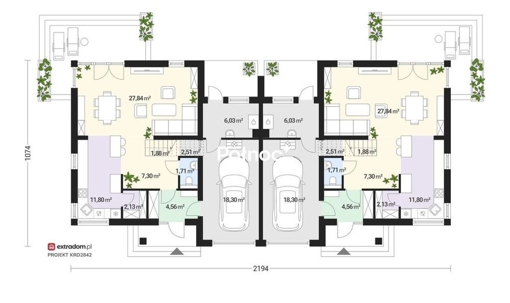 Nowoczesny bliźniak 138m2 ul. Leopolda Staffa