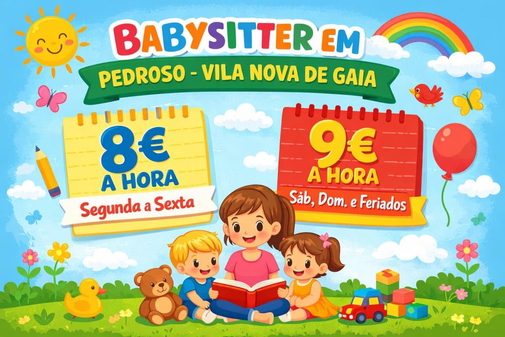 Ama/babysitter em Vila nova de gaia
