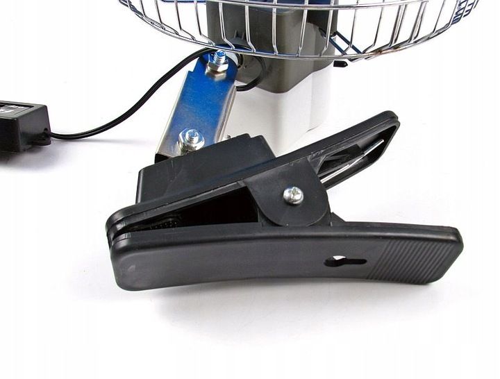 Wiatrak Wentylator Samochodowy Obrotowy 12v Klips