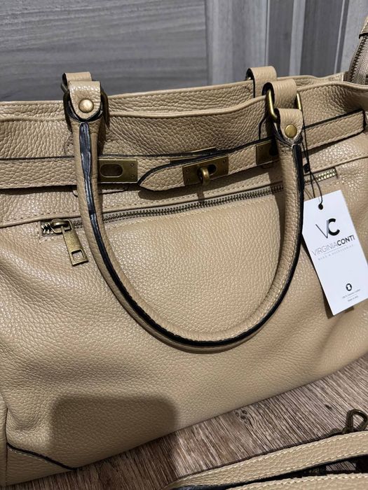 Шопер шкіряний (Італія)