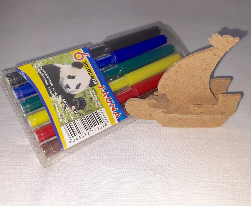 Набор игрушек Пираты для мальчика 5-7 лет с разукрашкой