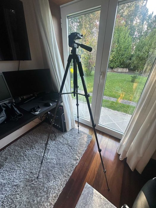 Tripé Nineigh CT190 190cm para Câmara e Telemóvel + Suporte