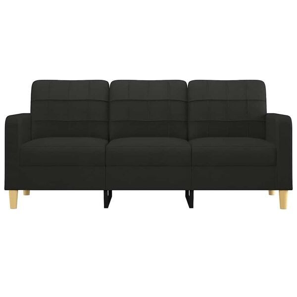 Sofa 3-osobowa czarna