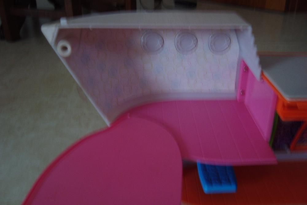 Barco da barbie desdobrável