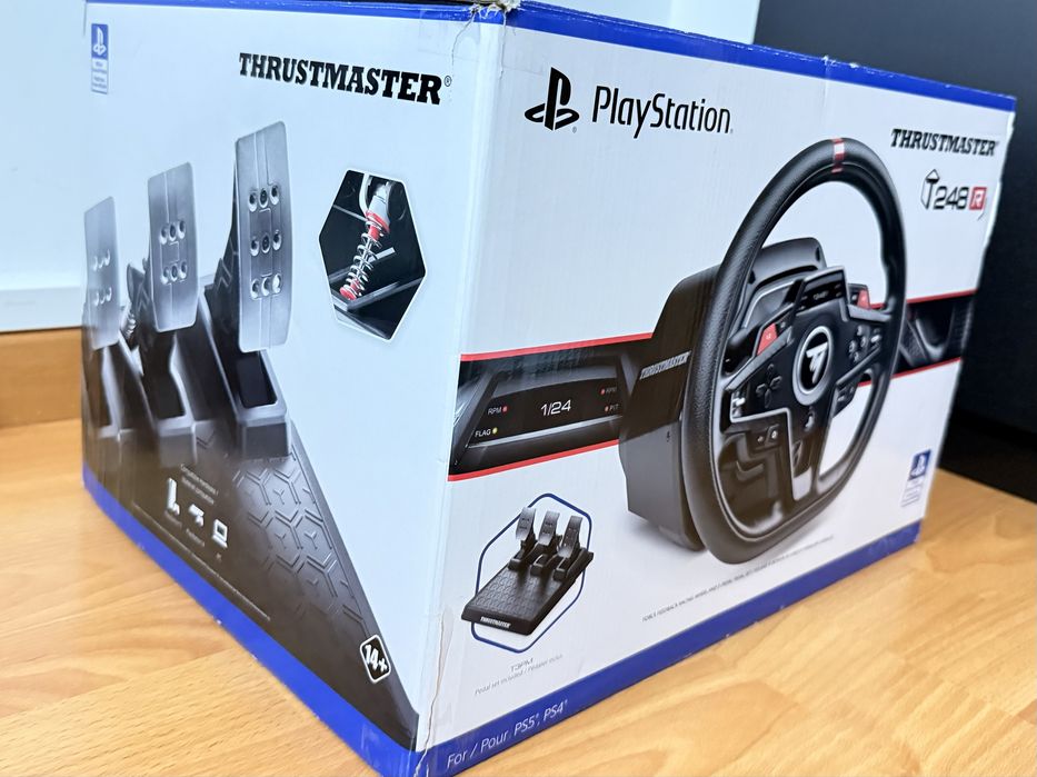 Volante e pedais PS4 e 5 e PC