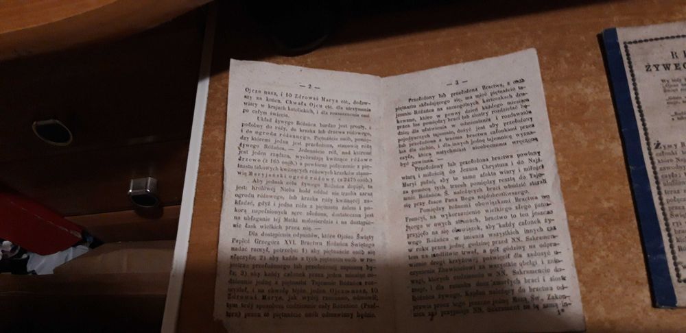 Reguły Źywego Różańca -Rzeszów 1859, rzadkie