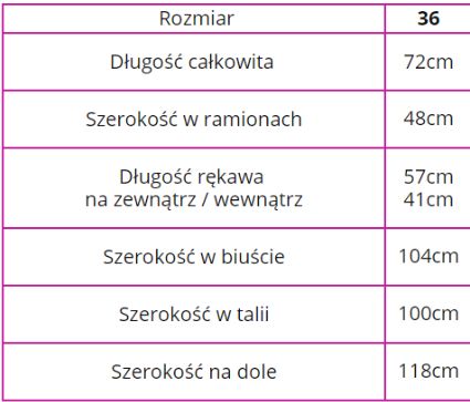NOWA parka, rozmiar 36