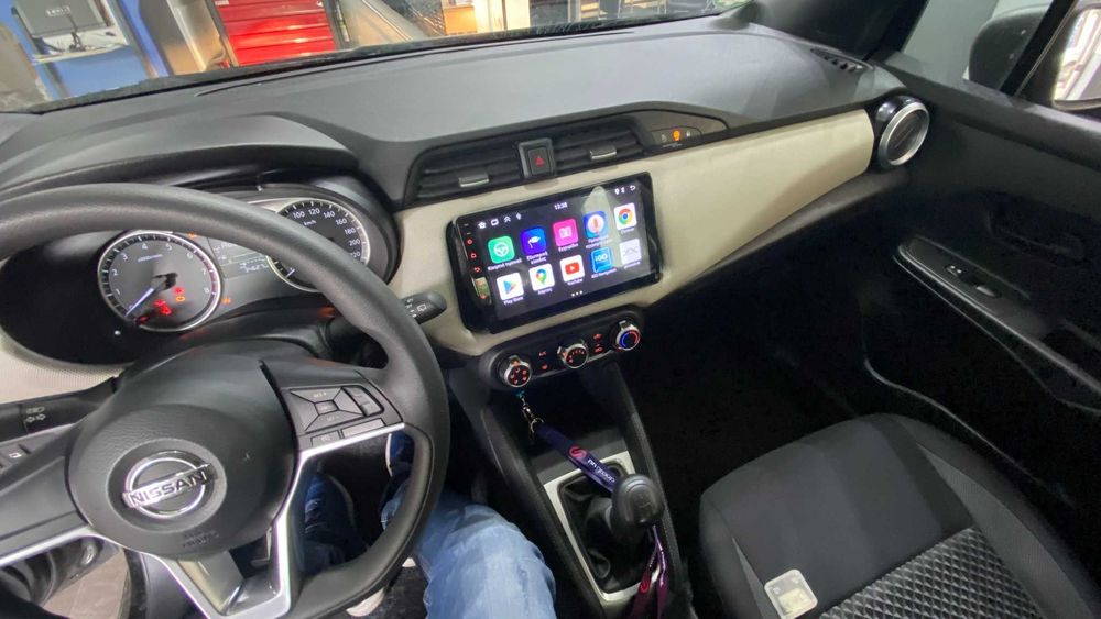 (NOVO) Rádio 2DIN 9"• Nissan MICRA K14 • Android [4+32GB]