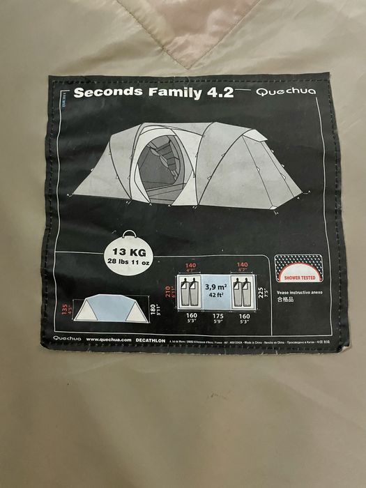 Tenda Quechua Family Seconds 4.2