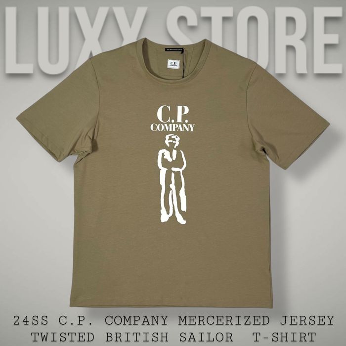 Футболка C.P. Company Mercerized Jersey (C P, CP, сипикомпани)