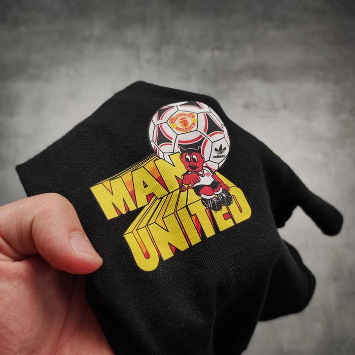 MĘSKA Koszulka PREMIUM Adidas Kibic Manchester United Football Devils