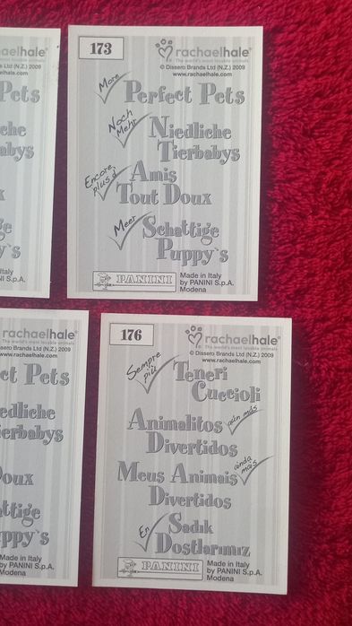 Conjunto de 6 Cromos Perfect Pets