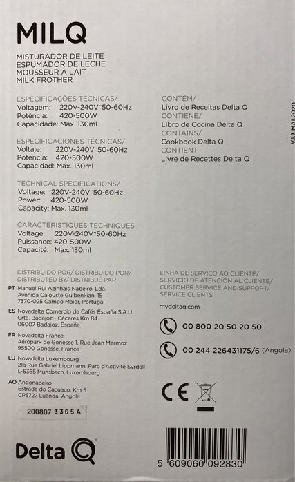 Misturador de Leite Delta