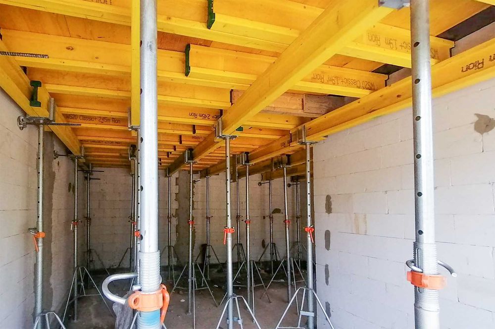 Szalunek stropu/deskowanie/dostawa/projekt ustawienia/płyn do szalunku