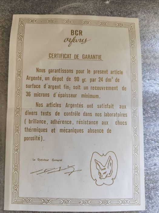 Набор столовых приборов с посеребрением