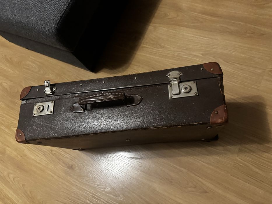 Walizka Wintage ciemny braz