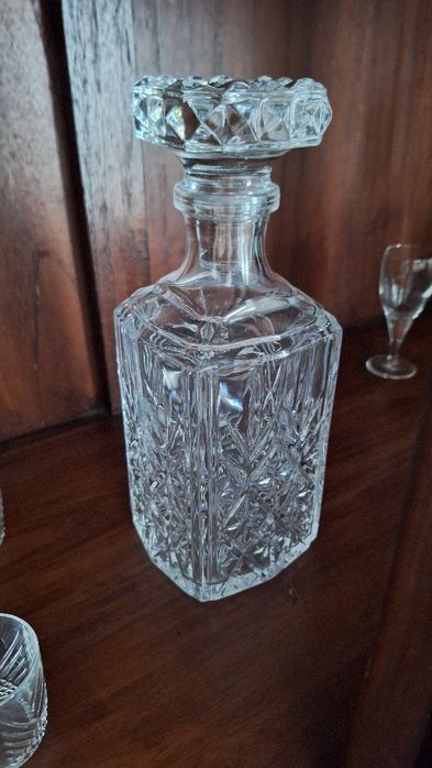 Garrafa meio cristal para licor