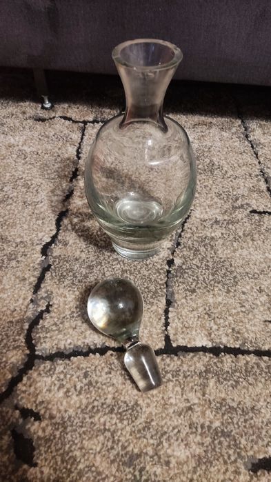 Karafka duża ciężka  PRL vintage