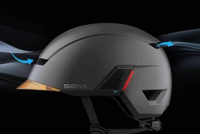L Sena U1 Mesh 3.0 Inteligentny kask rowerowy jeździeckie Intercom r59
