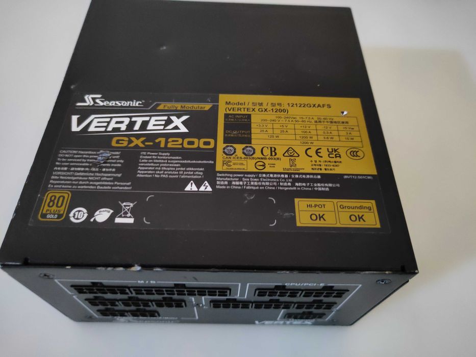 Блок живлення 1200W Seasonic Vertex GX-1200 ATX 3.0 PCIe 5.0