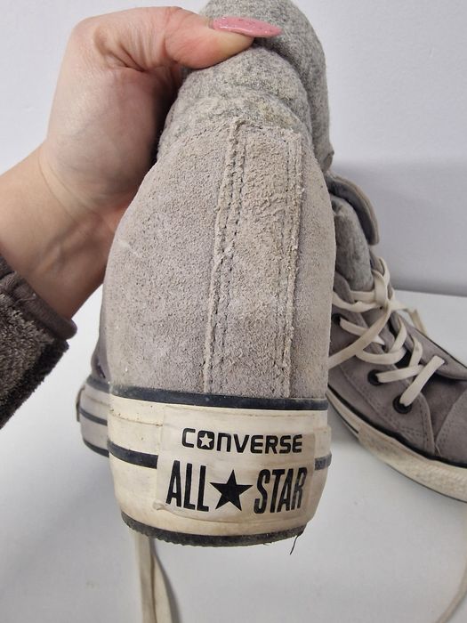 Converse zimowe trampki koturny 40