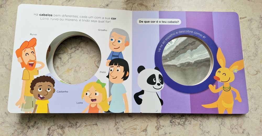 Livro Panda Todos diferentes todos iguais brinquedos bebé criança