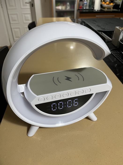Coluna / Carregador / Relógio Bluetooth