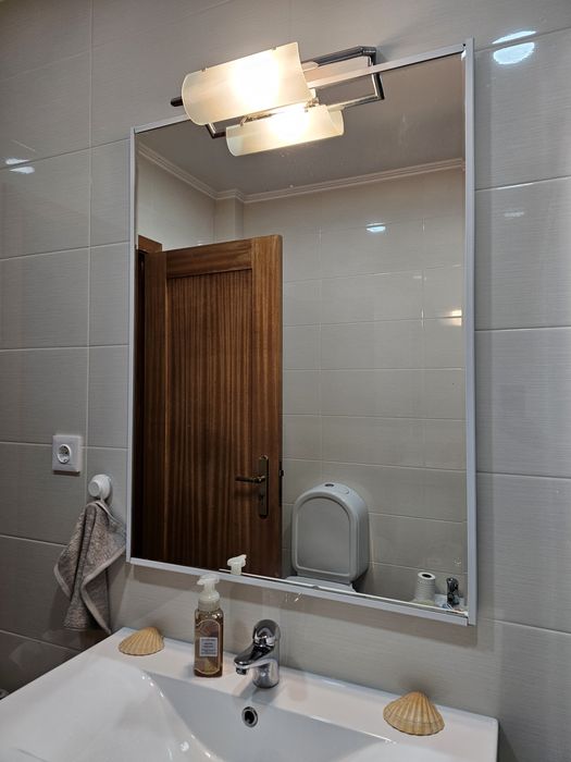 Candeeiro de espelho de WC com led