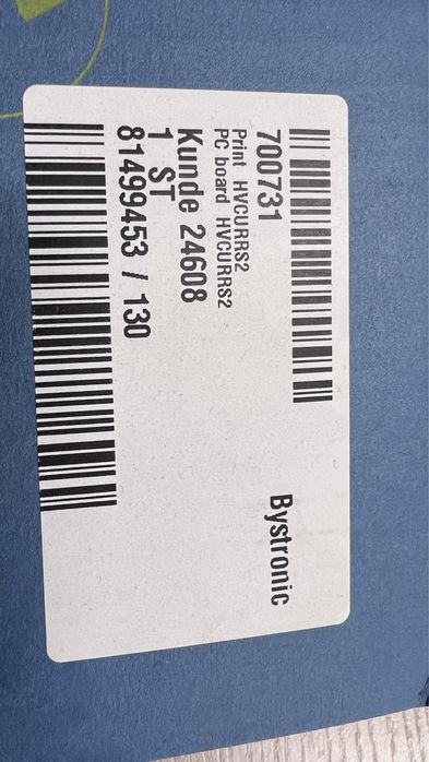 Karta bystronic bysprint pc board HVCURRS2