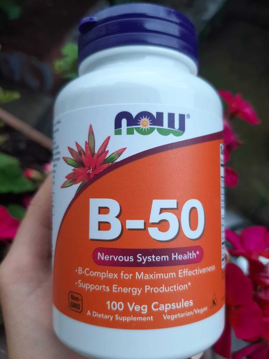 Комплекс витаминов группы Б B-50 В-100 Now foods B 100 В 50 100 250 шт
