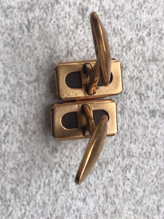 Запонки мужские позолоченные