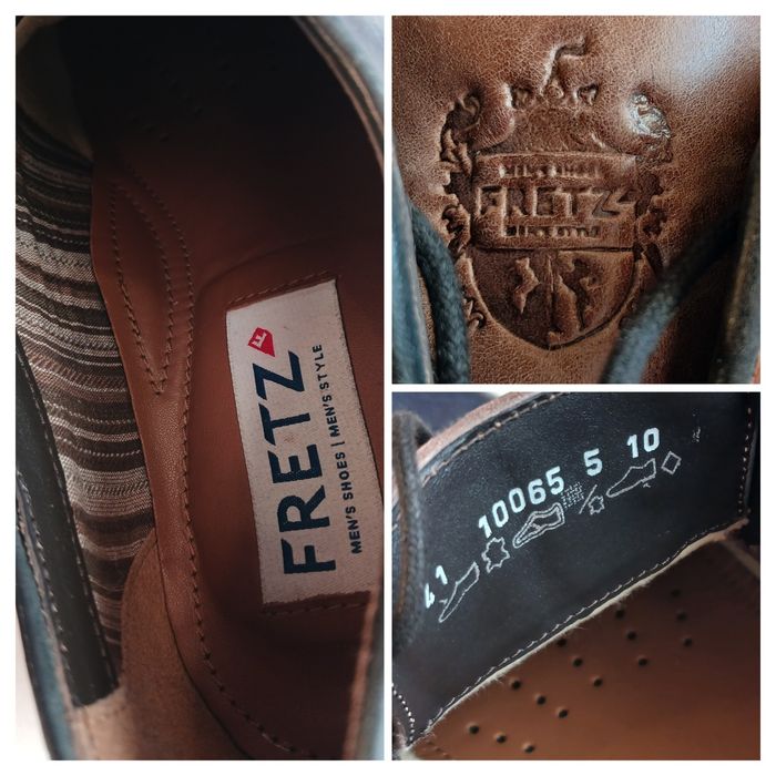 Антикварные броги  Fretz