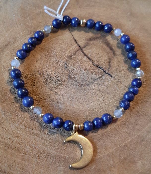 Bransoletka "TRZECIE OKO" Lapis Lazuli Labradoryt
