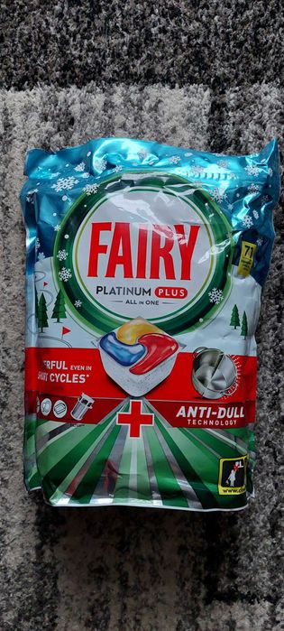 Kapsułki do zmywarki FAIRY Platinum Plus All in One Anti-dull, nówka!
