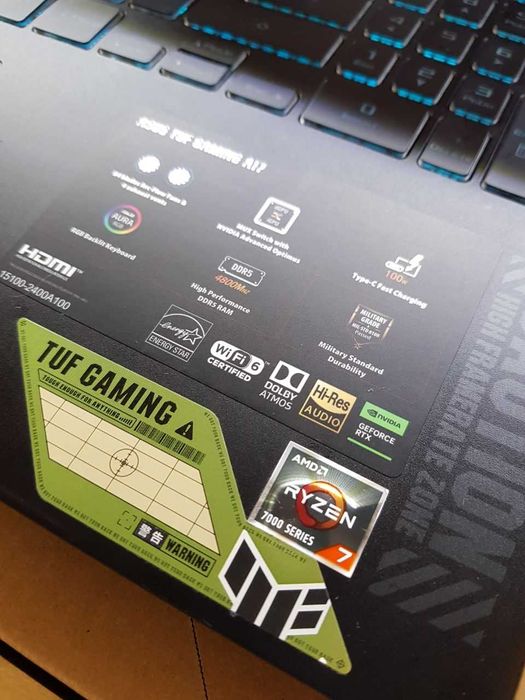 Редкий 2024 ASUS TUF 17 / Ryzen 7 / RTX4060 / M2 2TB / 240hz Игровой