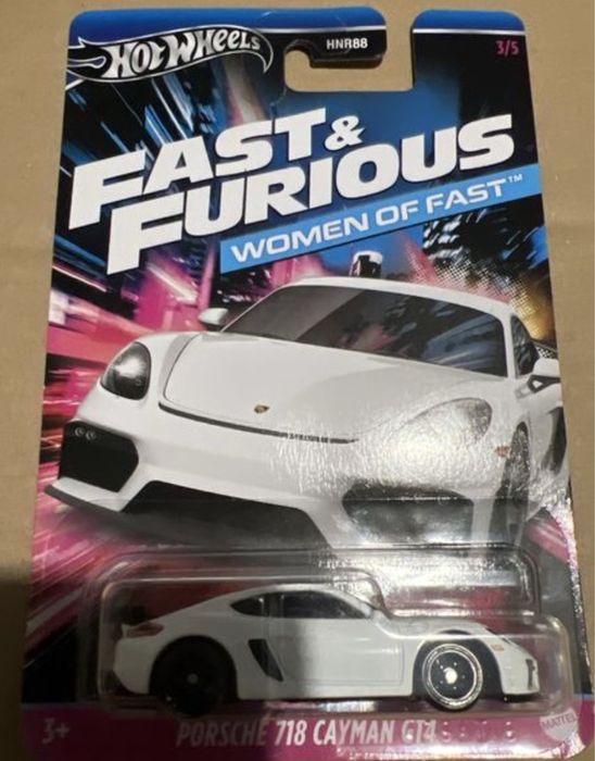 Hot Wheels Porsche 718 Cayman GT4 F&F